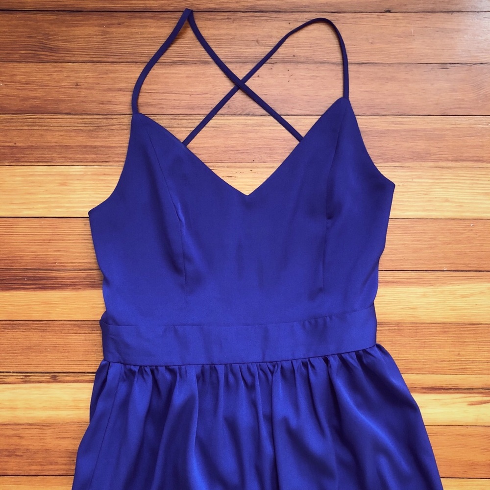 Strappy open back maxi dress